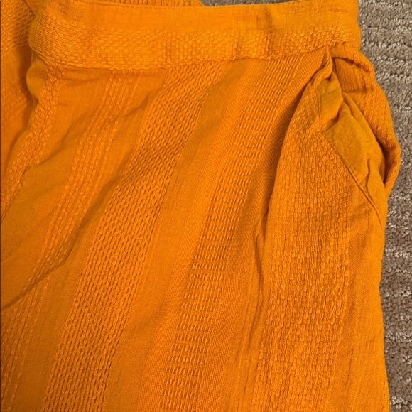 Free People Orange Wide Leg Pants - Picture 5 of 6